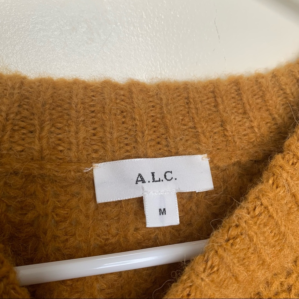 A.L.C. Robertson Color Block Sweater Medium - image 7